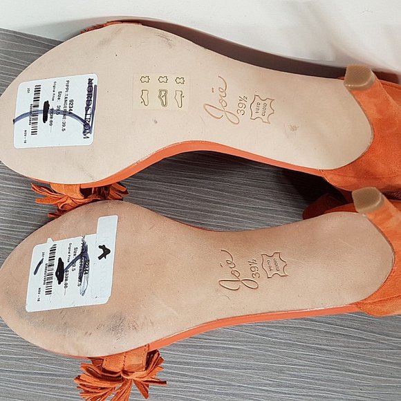 Joie 'Pippi' Sandal, Tangerine Leather, Womens Size 9.5 / 39.5 - Picture 10 of 11